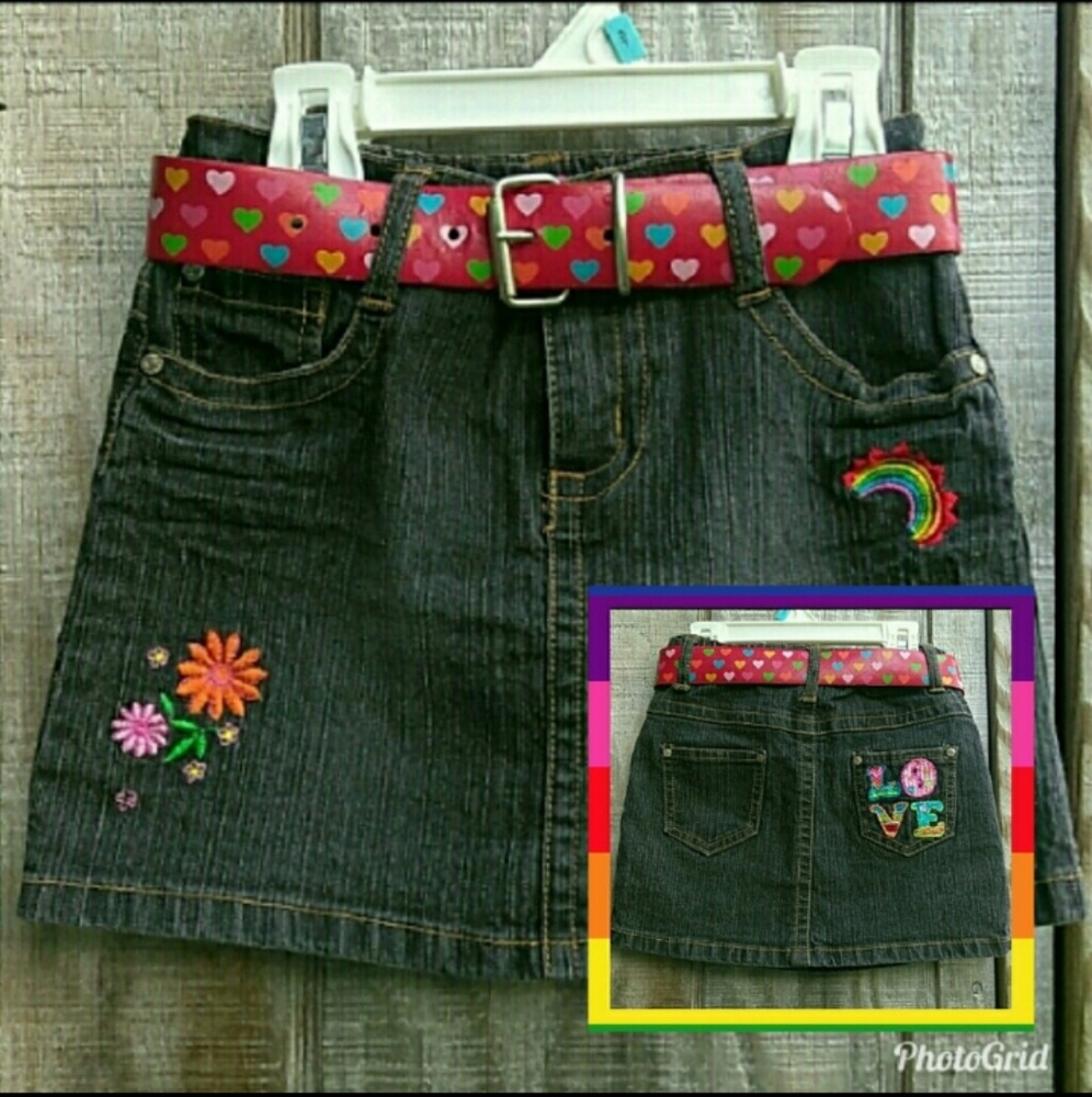 LOVE skirt ~ Sz 4T